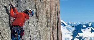 Nicht hoch, aber nadelspitz. David Lama kämpft mit dem Cerro Torre. 
