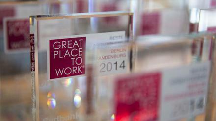 Am Dienstag wurden die besten Arbeitgeber 2014 in Berlin/Brandenburg ausgezeichnet. 