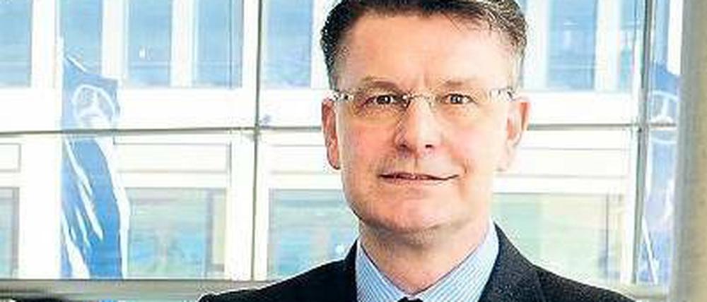 Jürgen Herrmann. Seit Januar leitet der gebürtige Stuttgarter die Mercedes-Niederlassung in Berlin. 