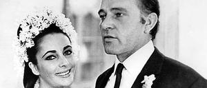 Elisabeth Taylor und Richard Burton bei ihrer ersten Hochzeit 1964.