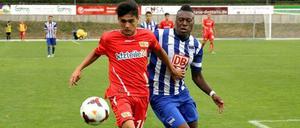 Beim Hinspiel im August letzten Jahres trennten sich Union II und Hertha II 1:1 unentschieden.