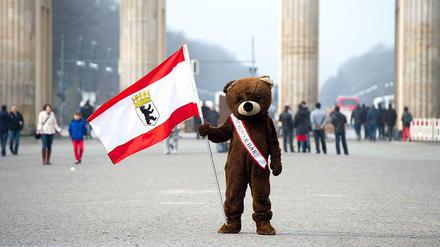 Das Maskottchen der Hauptstadt: der Berliner Bär.