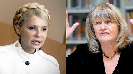 Julia Timoschenko und Alice Schwarzer.