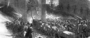 An die Märzrevolution erinnert bereits der Platz am Brandenburger Tor.