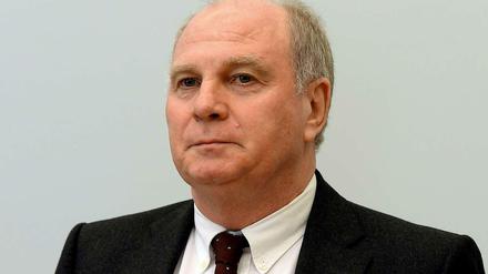 Uli Hoeneß während des Prozesses gegen ihn vergangene Woche.
