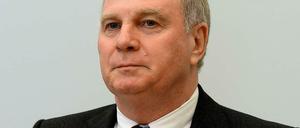 Uli Hoeneß während des Prozesses gegen ihn vergangene Woche.