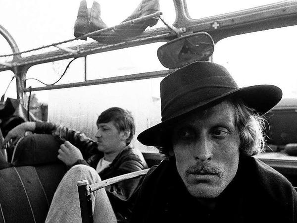Sigi Graue als Ekart und Rainer Werner Fassbinder als Baal.