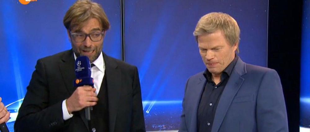 Keine Freunde: Jürgen Klopp und Oliver Kahn