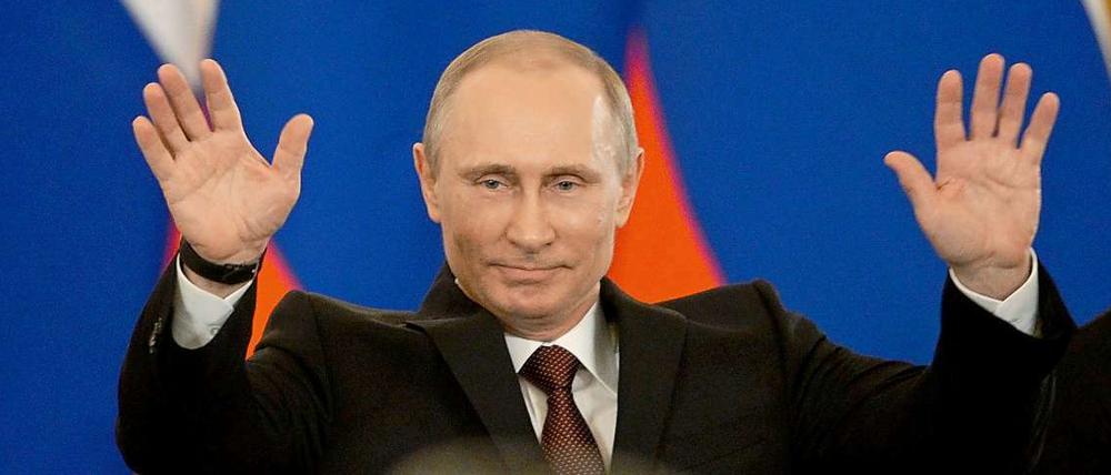 Wladimir Putin will ein russisches Unterlegenheitsgefühl heilen - durch betonte Überlegenheit.