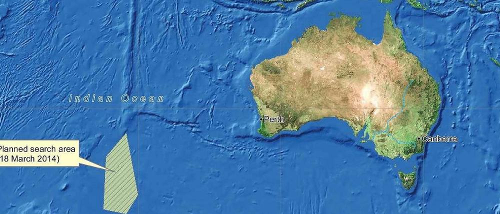 Im Indischen Ozean wurden möglicherweise Teile des Wracks von Flug MH370 gefunden.