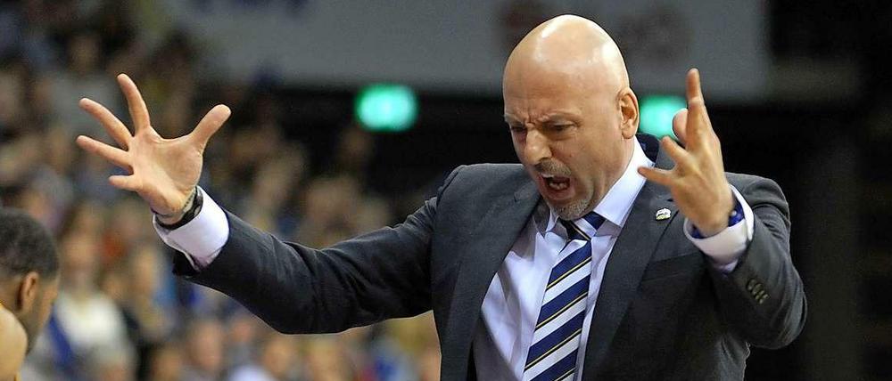 Wütend: Albas Trainer Sasa Obradovic