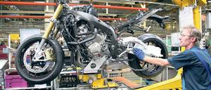 Made in Spandau. BMW produziert in Berlin mit gut 2000 Mitarbeitern seine Motorräder. 2013 gelang ein Absatzrekord. 