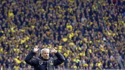 Macher im Hintergrund. Trainer Lucien Favre (Bild) und Manager Max Eberl haben Borussia Mönchengladbach wieder nach oben geführt.