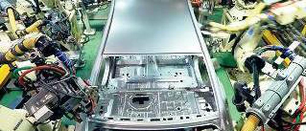 Im Härtetest. Obwohl die deutschen Importe zuletzt leicht gesunken sind, bleiben die Ausfuhren - auch des Autobauers Hyundai - eine wichtige Treibkraft für die Wirtschaft in Korea. 
