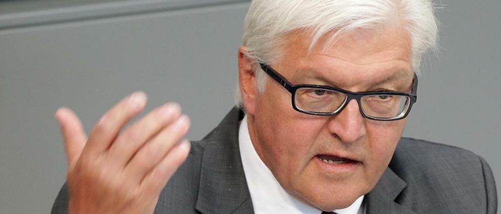 Frank-Walter Steinmeier hat die Geduld mit Wladimir Putin verloren.