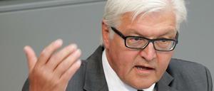 Frank-Walter Steinmeier hat die Geduld mit Wladimir Putin verloren.