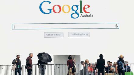 Vorwärts in den digitalen Schlund. Eine „Google-Geisterbahn“ bei der Biennale von Sydney.