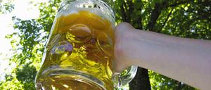 Der Frühling ist da: Prost.