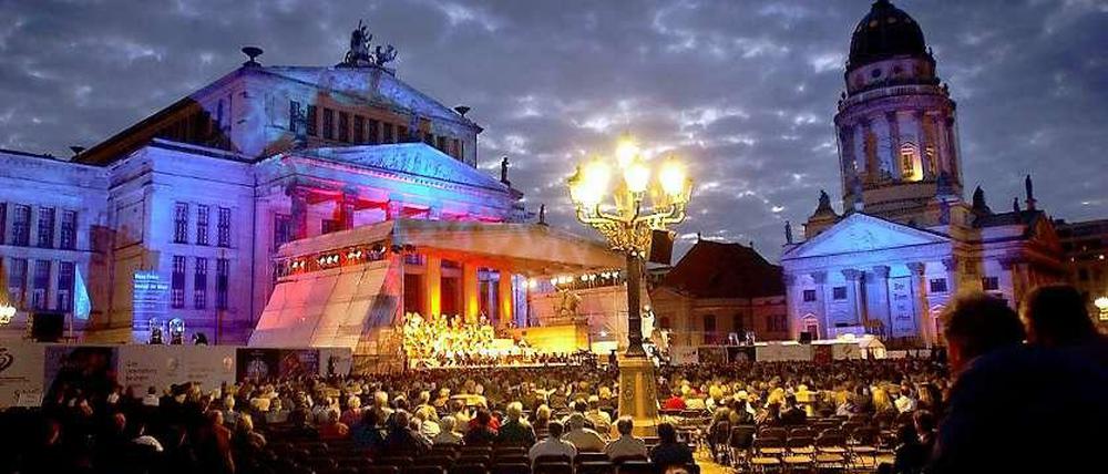 Bloß kein Regen. „Classic Open Air“ lockt in jedem Sommer Tausende an. 