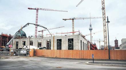 Neues vom Schloss. Die Arbeiten gehen voran.