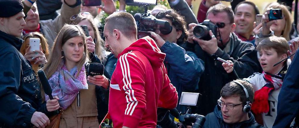 Begehrt. Bayerns Star Franck Ribèry.