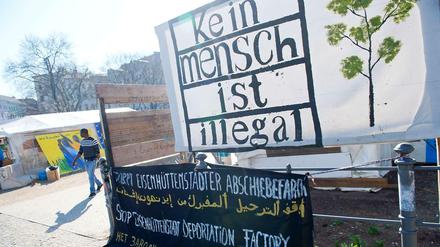 Flüchtlinge am Oranienplatz