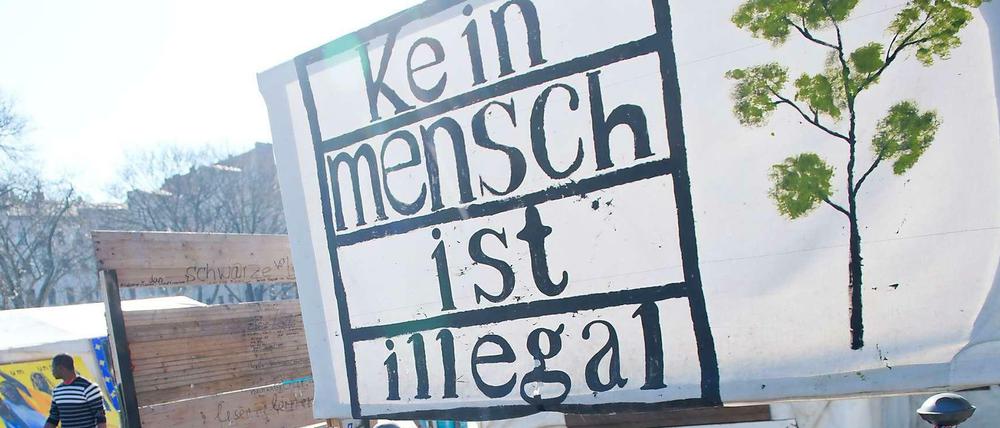 Flüchtlinge am Oranienplatz