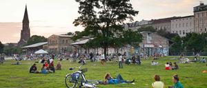 Der Görlitzer Park an einem lauen Sommerabend.