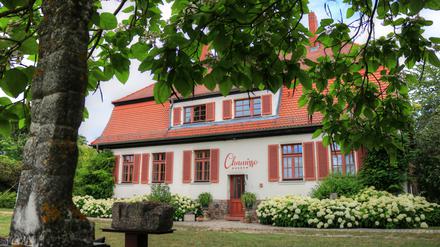 Frieden ringsherum. Im ehemaligen Inspektorenhaus von Schloss Kunersdorf erinnert ein Museum an den Dichter und Naturforscher Adelbert von Chamisso.