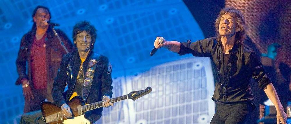 Urgestein des Rock 'n' Roll: Die Rolling Stones- hier bei einem Konzert in China.