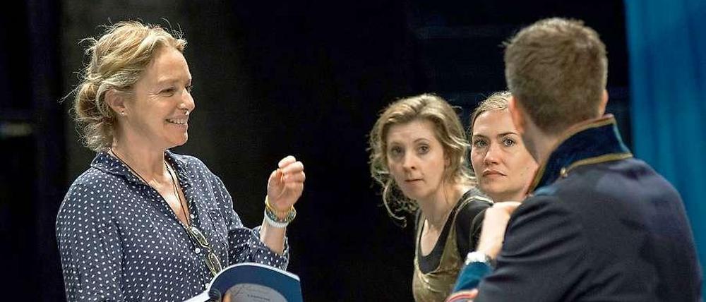 Irina Brook bei den Proben zum "Liebestrank".