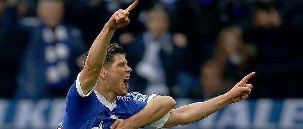 Auf nach Dortmund! Klaas-Jan Huntelaar hat sich schonmal warm geschossen.