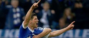 Auf nach Dortmund! Klaas-Jan Huntelaar hat sich schonmal warm geschossen.