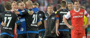 Ein Unentschieden, das einen Sieger kennt: Mario Eggiman (r.) und der 1. FC Union sind es nicht.