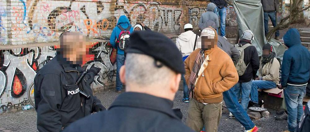 Razzia bei mutmaßlichen Drogendealern im Görlitzer Park.