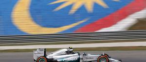 Mercedes-Pilot Nico Rosberg war in Malaysia Trainingsbester.