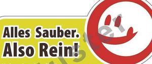 Hygienesigel in Pankow.