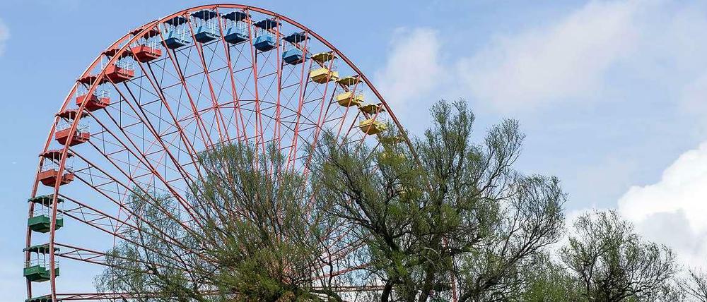 Das Riesenrad im Spreepark. 