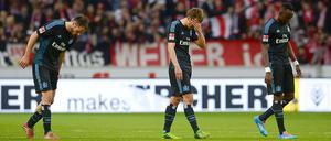 Blick nach unten. Beim HSV ist die Lage ernst.