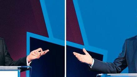 Sieger im TV-Duell. Aus einem Schlagabtausch im britischen Fernsehen ging der Chef der Anti-Europa-Partei Ukip, Nigel Farage, als Sieger hervor.