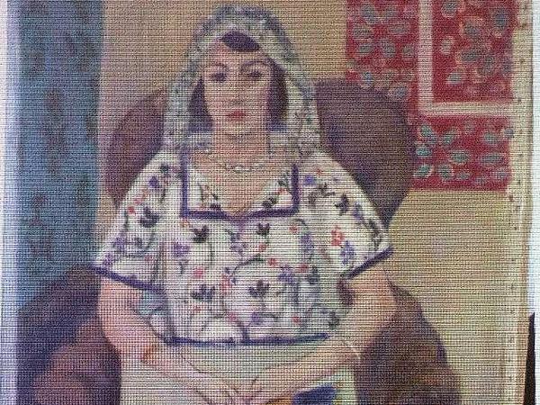 Aufnahme einer Arbeit von Matisse.