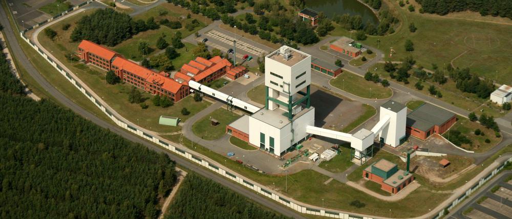 Luftaufnahme des Erkundungsgebiets in Gorleben