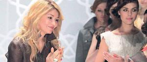 Gulnara Karimowa 2011 auf der  Fashion Week in Moskau.