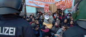 Zwangsräumung einer Wohnung in der Reichenberger Straße in Berlin-Kreuzberg.