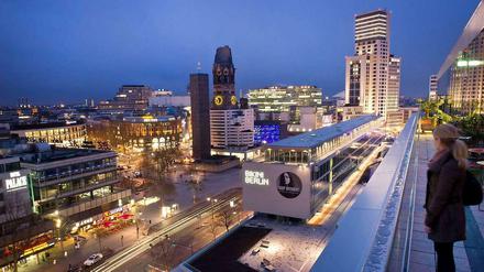 Blick auf das Herz der City West. Doch zum Bikini Berlin werden sich bald weitere neue Gebäude gesellen. 