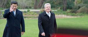 Chinas Präsident Xi Jinping und Bundespräsident Joachim Gauck.