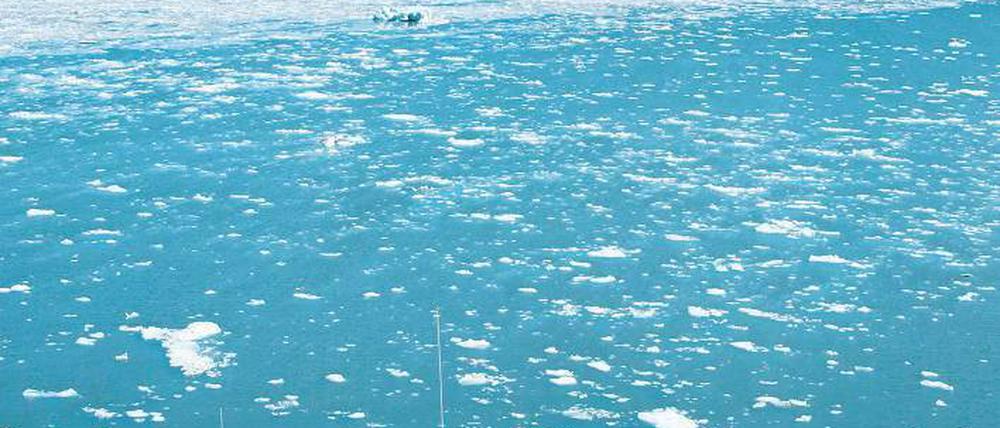 Eiszeit. Annäherung an den Hubbard-Gletscher – ein Schauspiel.
