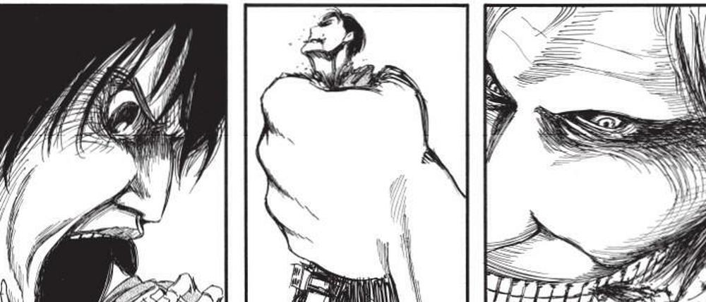 Knacks, wieder einer weniger: Die Menschheit wird in "Attack on Titan" arg dezimiert.
