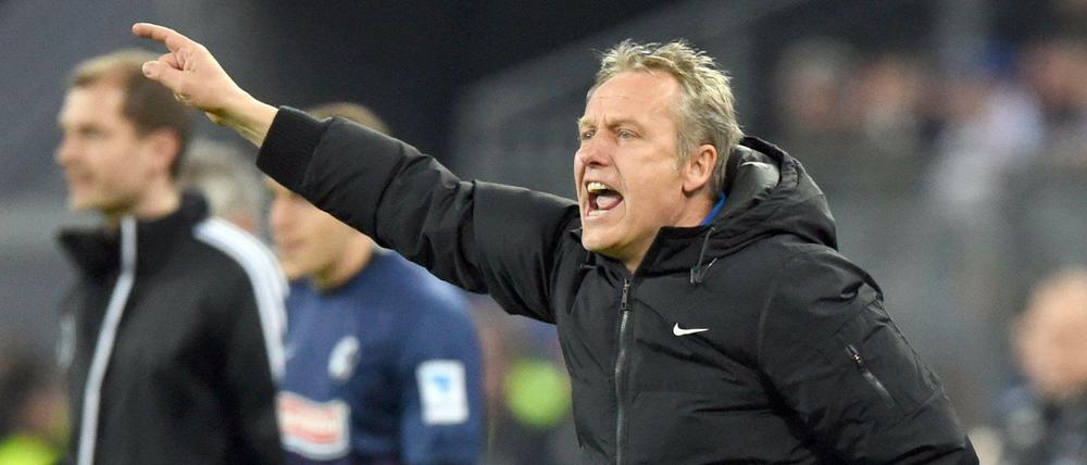 Er hat angefangen! Oder war es doch der Kollege Streich selbst? Freiburgs Trainer musste sich Vorwürfe von seinem Nürnberger Kollegen Gertjan Verbeek anhören.