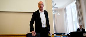 Der Architekt Hans-Joachim Paap war Zeuge im Untersuchungsausschuss des Berliner Abgeordnetenhauses zum neuen Hauptstadtflughafen im Abgeordnetenhaus in Berlin.